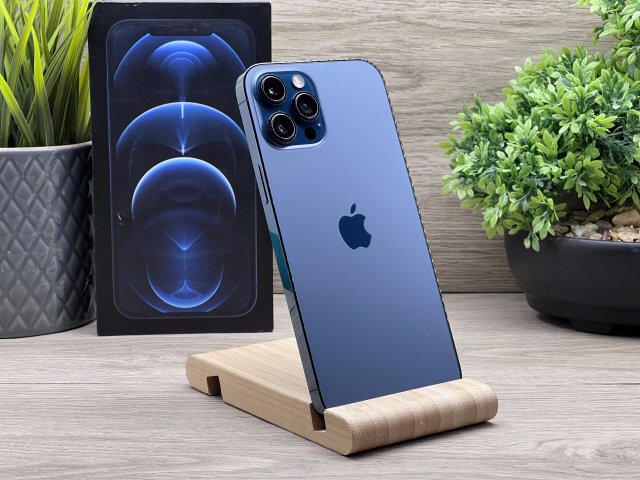iPhone 12 Pro Max Pacific Blue 128GB 2 ÉV Garanciával 90%
