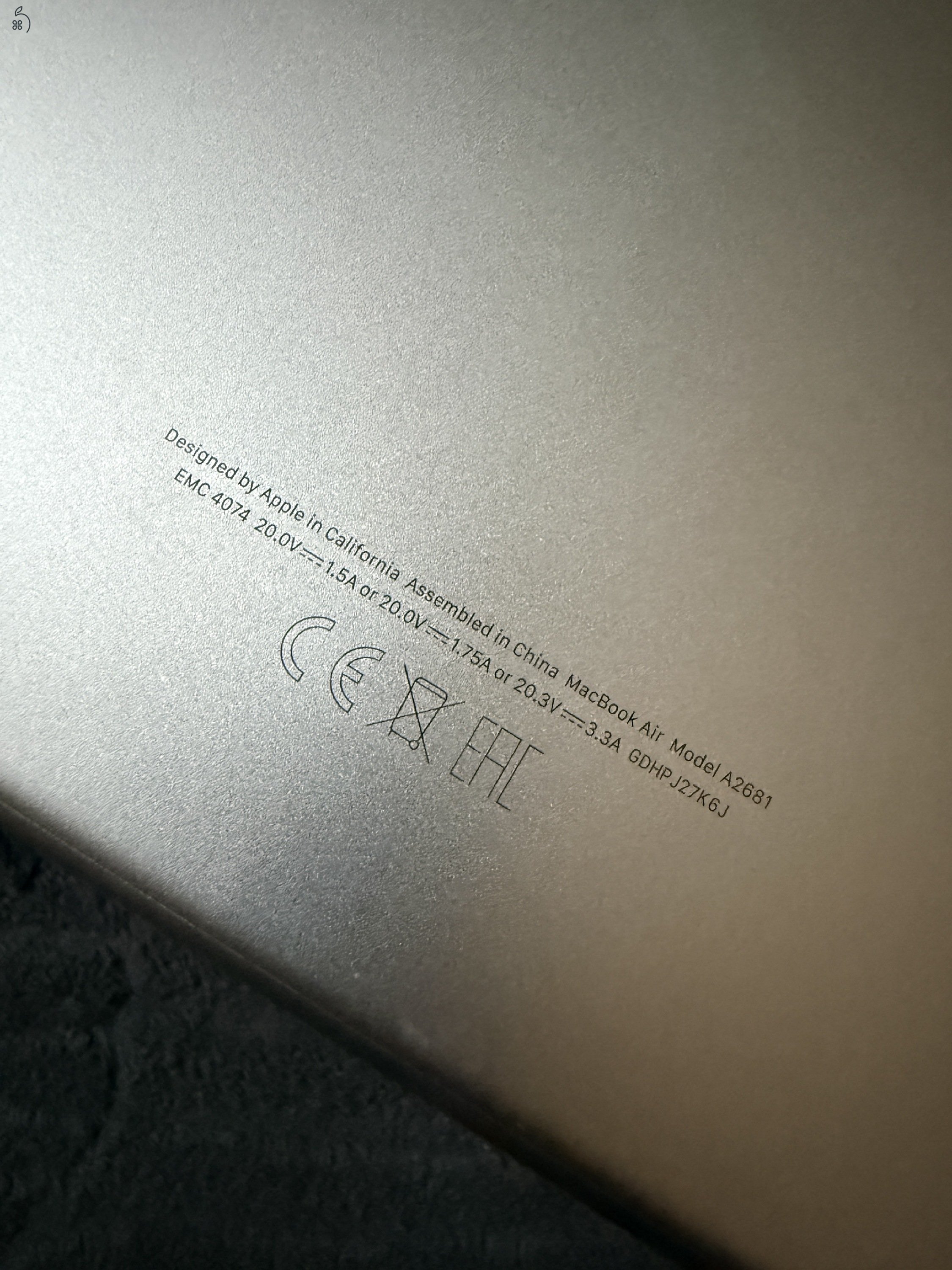 Apple Macbook Air 13 M2 csillagfény