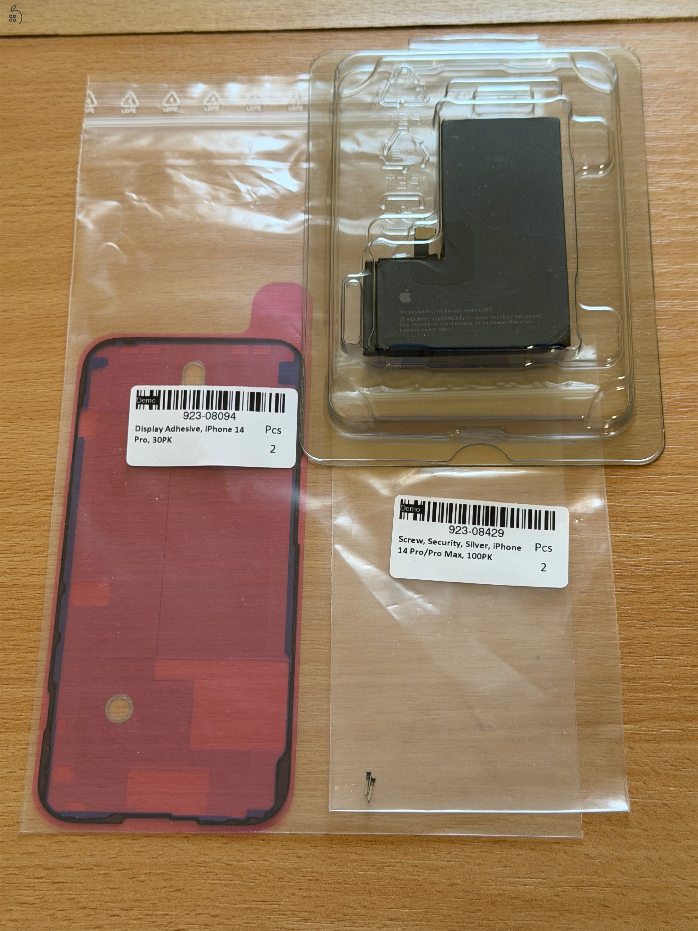 iPhone 14 Pro gyári Apple akkumulátor + kijelző ragasztó