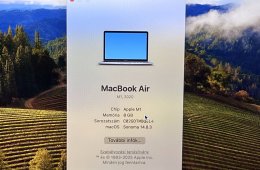 Hibátlan MacBook Air 2020 M1 Space Gray 13” 256GB 2 ÉV Garanciával