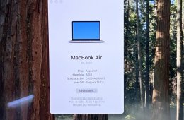 Hibátlan MacBook Air 2020 M1 Space Gray 13” 512GB 2 ÉV Garanciával