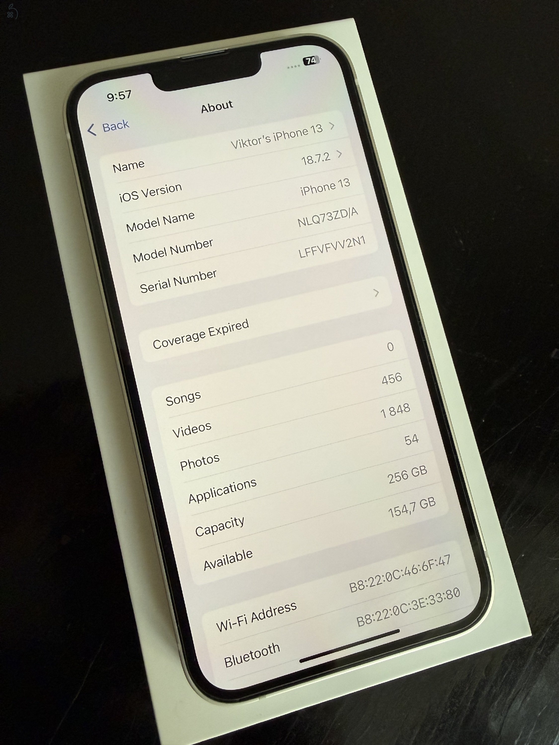 iPhone 13, 256 GB, Starlight