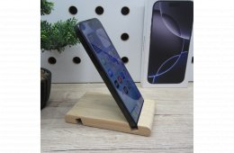 Apple iPhone 16 Pro Max Black Titanium 256GB használt karcmentes – 99% akku (281 ciklus) – Apple garancia 2026.06.02.-ig