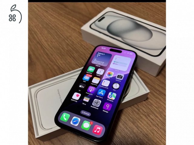 Eladó egy garanciális iPhone 15 256gb