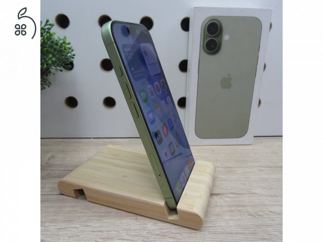 Apple iPhone 17 Sage 256GB használt karcmentes – 100% akku (4 ciklus) – garancia 2027.03.01.-ig