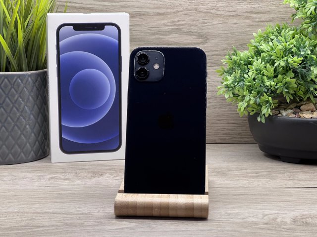 iPhone 12 Black 128GB 2 ÉV Garanciával 90%