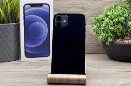 iPhone 12 Black 128GB 2 ÉV Garanciával 90%