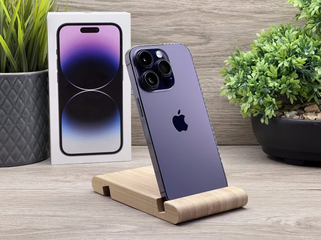 iPhone 14 Pro Deep Purple 128GB 2 ÉV Garanciával 93%