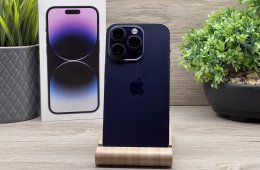 iPhone 14 Pro Deep Purple 128GB 2 ÉV Garanciával 93%