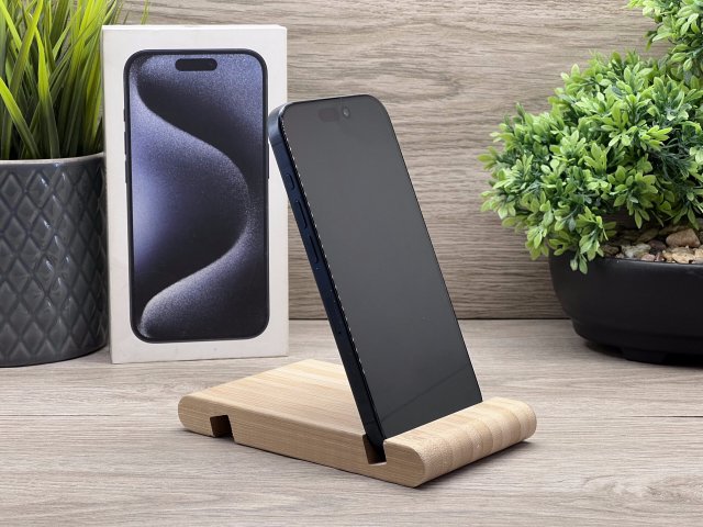 iPhone 15 Pro Blue Titanium 128GB 2 ÉV Garanciával 92%