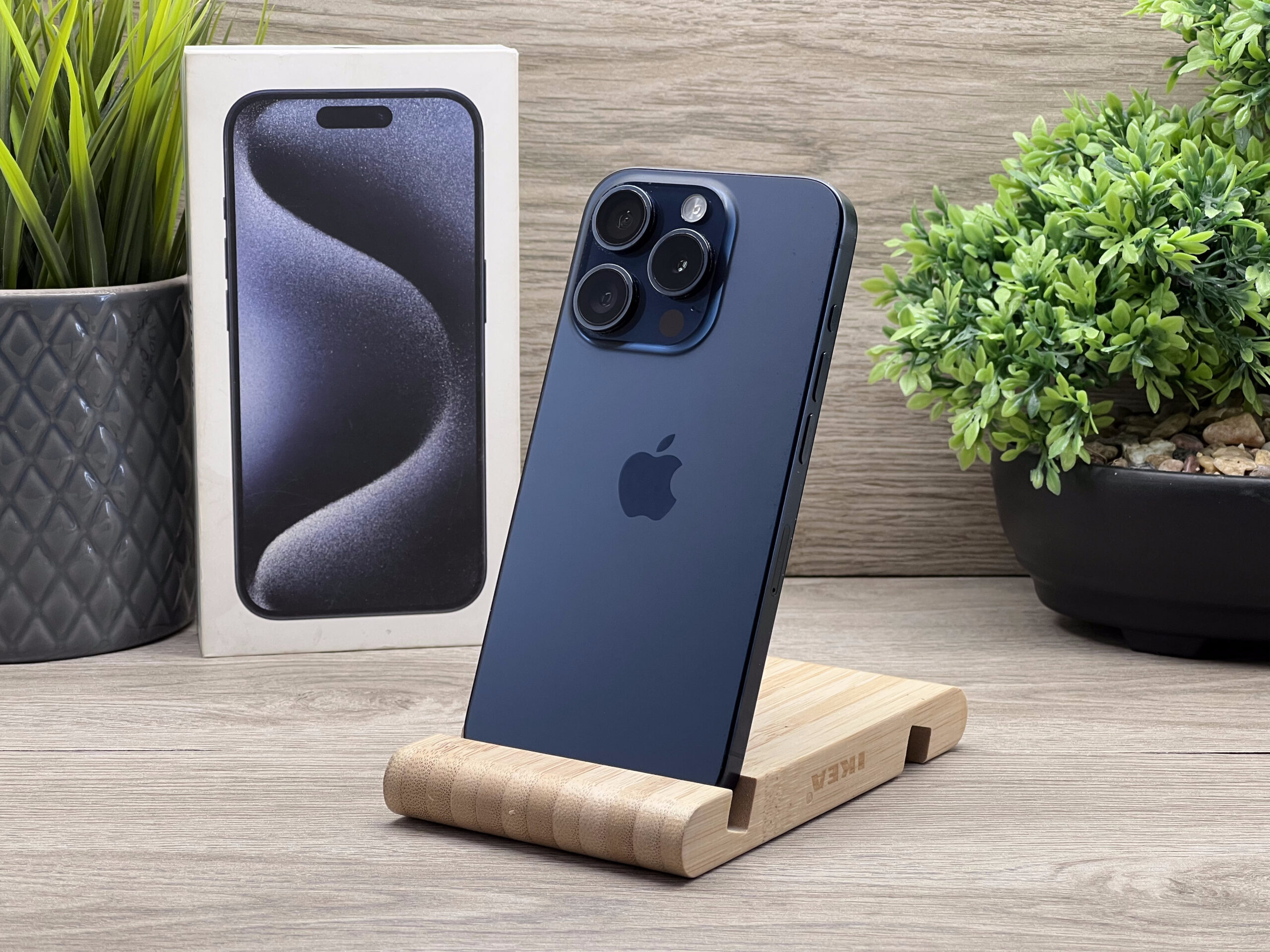 iPhone 15 Pro Blue Titanium 128GB 2 ÉV Garanciával 92%