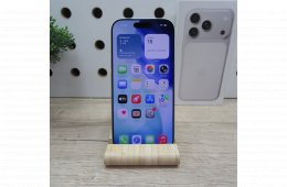 Apple iPhone 17 Pro Silver 256GB használt karcmentes – 100% akku (13 ciklus) – garancia 2027.02.18.-ig