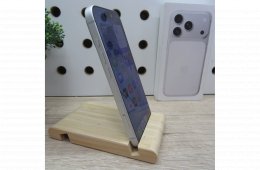 Apple iPhone 17 Pro Silver 256GB használt karcmentes – 100% akku (13 ciklus) – garancia 2027.02.18.-ig