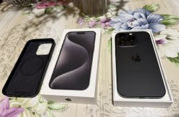 Eladó megvigyázott grafitszürke Iphone 15 PRO 