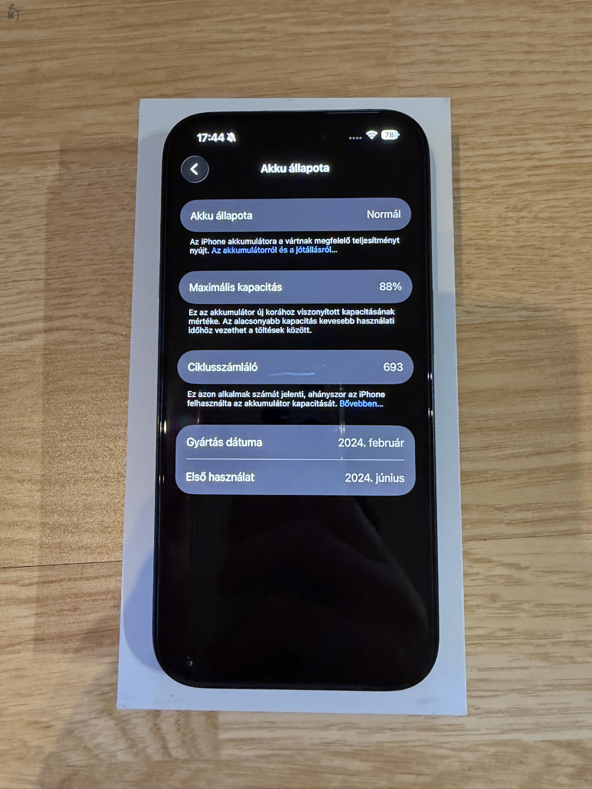 Apple iPhone 15 Pro 256GB Blue Titanium