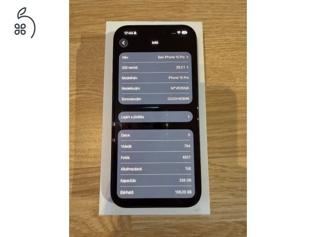 Apple iPhone 15 Pro 256GB Blue Titanium