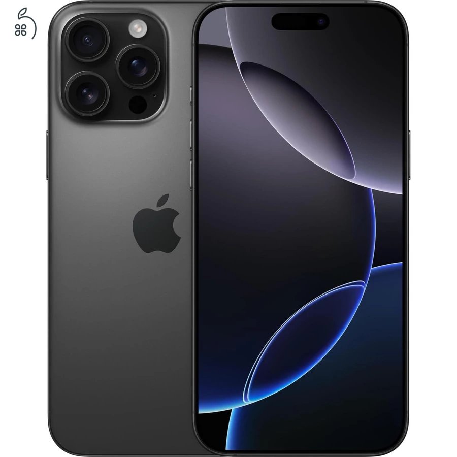 Apple iPhone 16 Pro Max 5G 256GB - Fekete Titán 27% Áfa  	0399AB