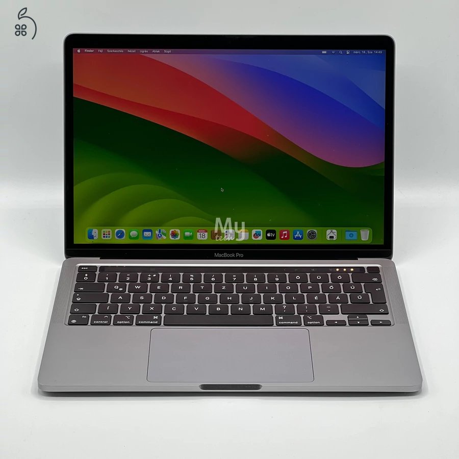 MacBook Pro 13″ 2021, M1 16 GB RAM, 8 core CPU, 8 core GPU, 1TB SSD, 27% Áfás 0420AB