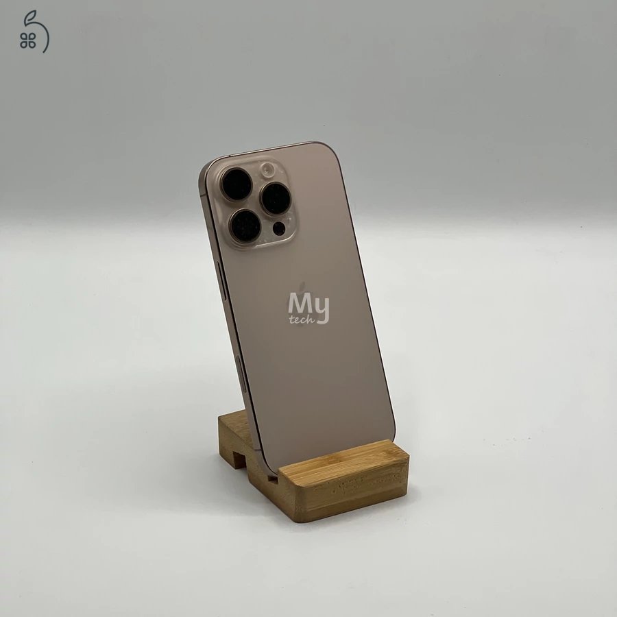 iPhone 16 pro 128GB Sivatagi Titán - 27% ÁFA (0395)