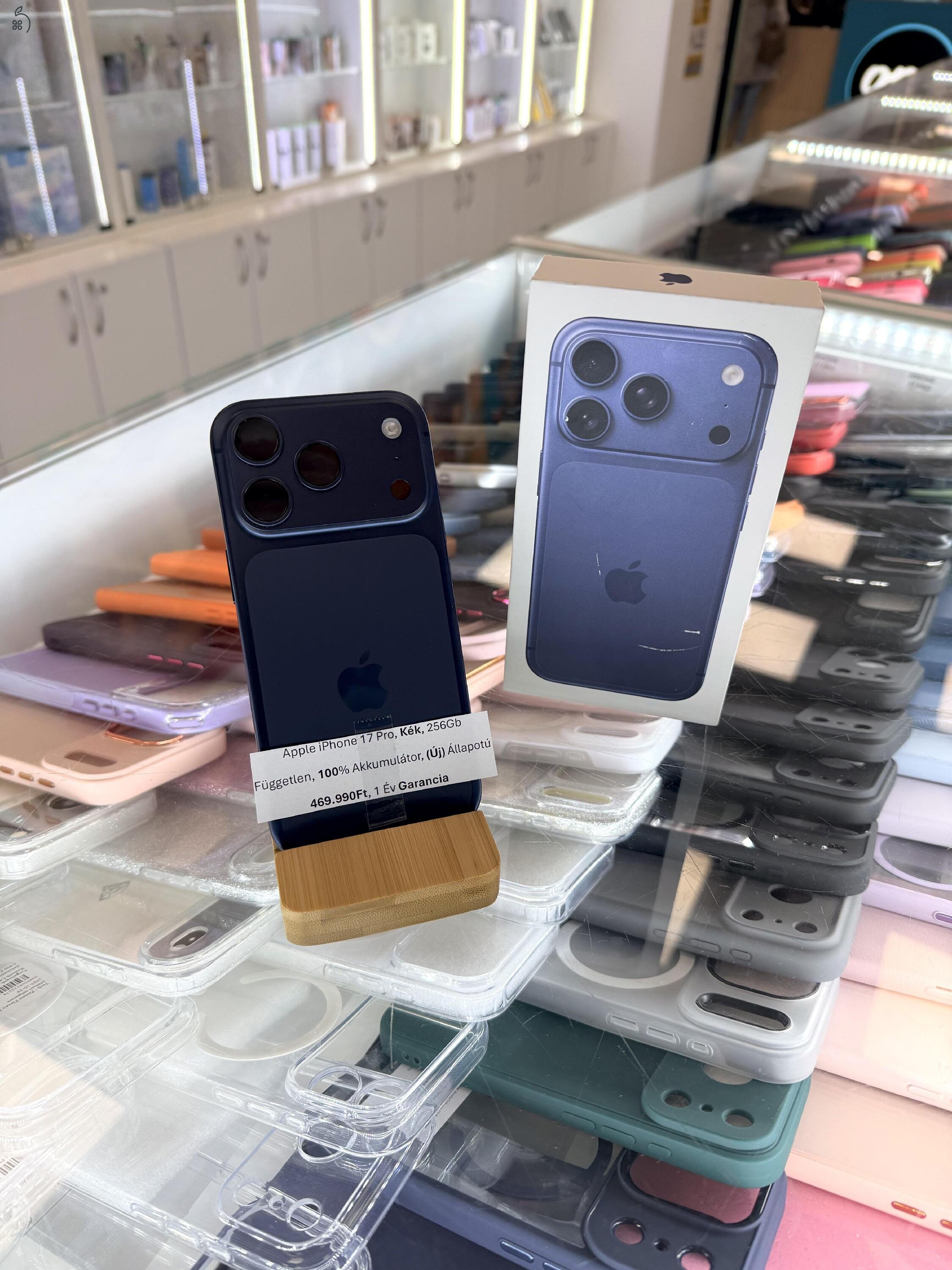 (Akció) Apple iPhone 17 Pro, 256Gb, Kártyafüggetlen, Gyári Állapotú, 3 Év Garancia