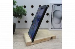 Apple iPhone 15 Black 128GB használt szép állapot – 100% akku – 6 hónap garancia