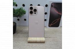 Apple iPhone 16 Pro Max Desert Titanium 256GB használt karcmentes – 89% akku (405 ciklus) – 6 hónap garancia