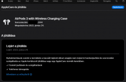 Apple AirPods (3. generáció), MagSafe/lightning töltőtokkal