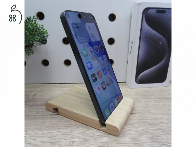 Apple iPhone 15 Pro Max Blue Titanium 512GB használt karcmentes – 100% akku – 6 hónap garancia