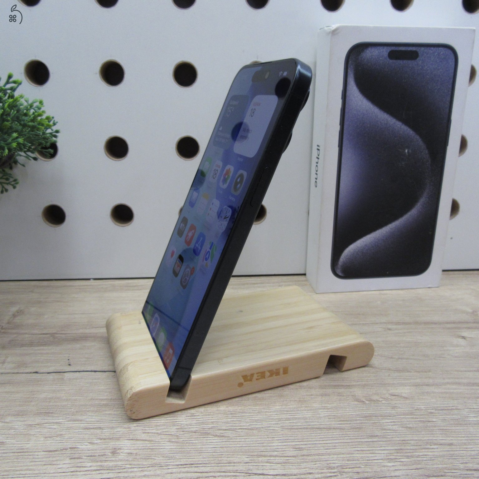 Apple iPhone 15 Pro Max Blue Titanium 512GB használt karcmentes – 100% akku – 6 hónap garancia