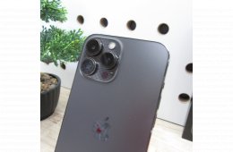 Apple iPhone 13 Pro Max Graphite 128GB használt karcmentes – 100% új akku – 6 hónap garancia