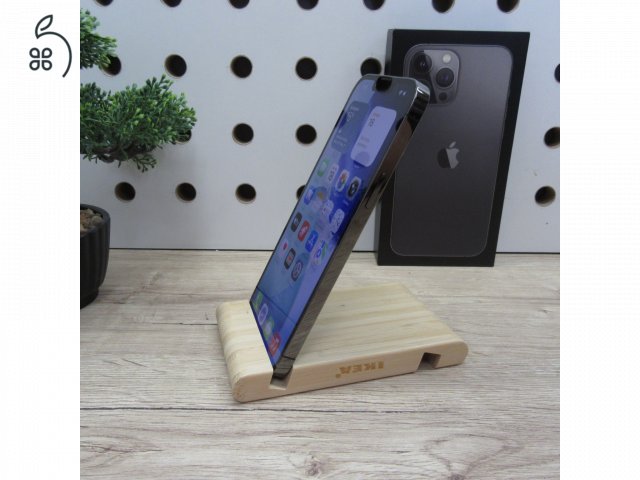 Apple iPhone 13 Pro Max Graphite 128GB használt karcmentes – 100% új akku – 6 hónap garancia