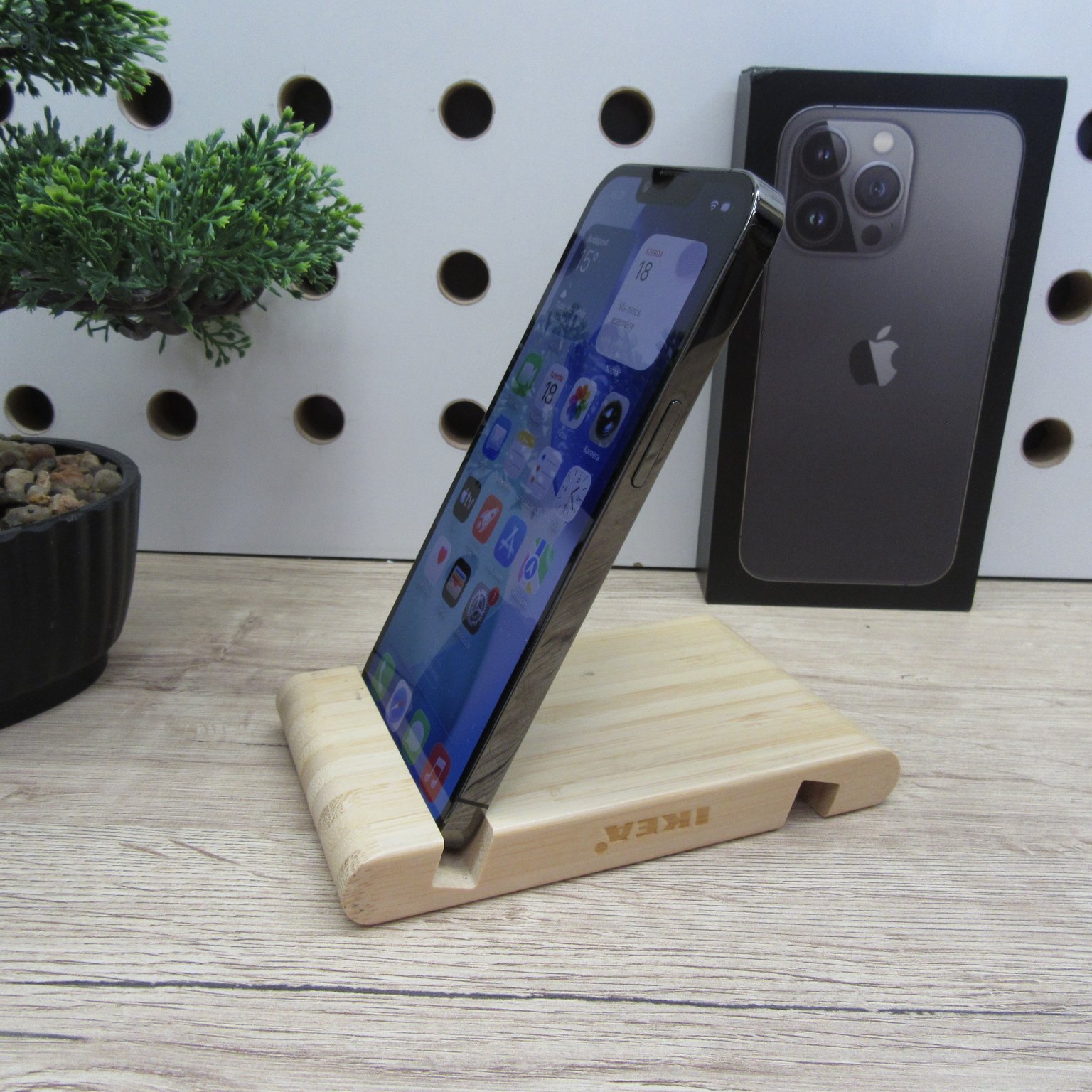 Apple iPhone 13 Pro Graphite 128GB használt – 100% új akku – 6 hónap garancia