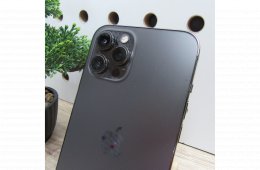 Apple iPhone 12 Pro Max Graphite 128GB használt szép állapot – 100% akku – 6 hónap garancia