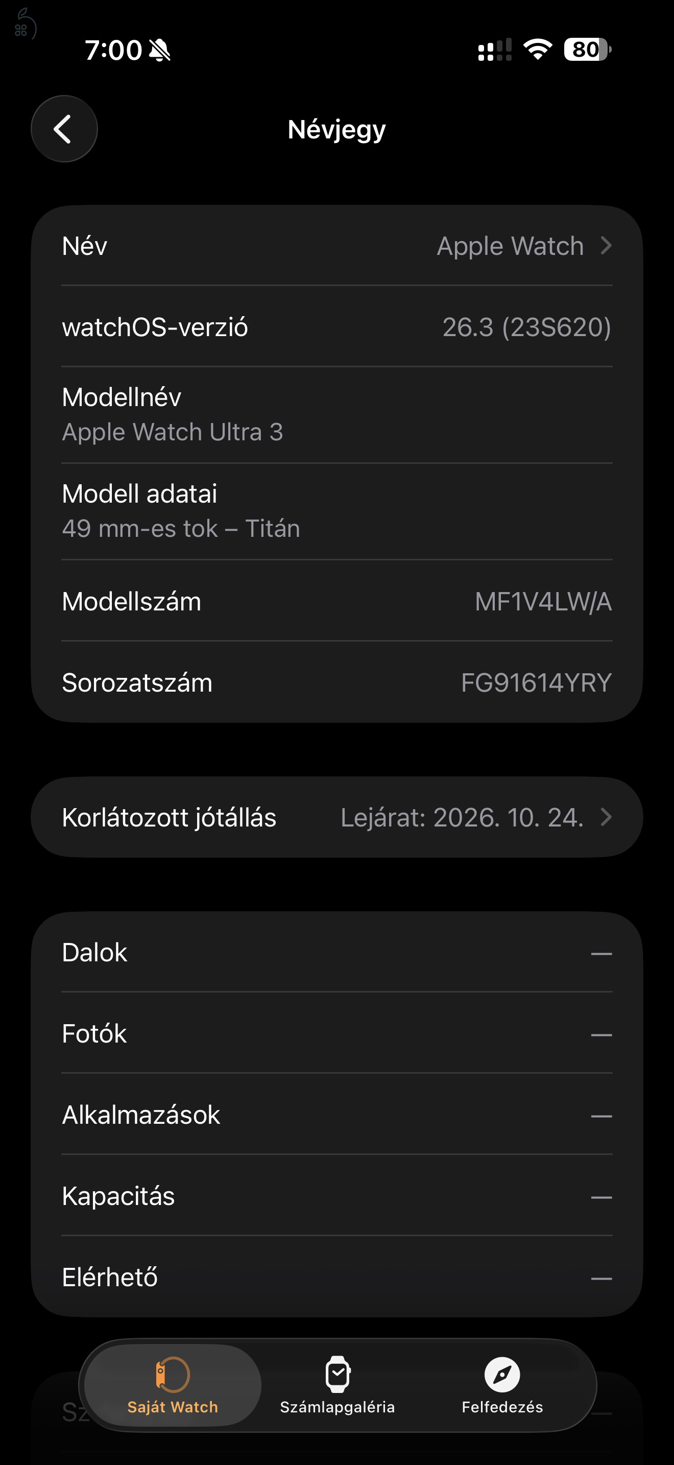 Apple watch ultra 3 natur titan 49mm