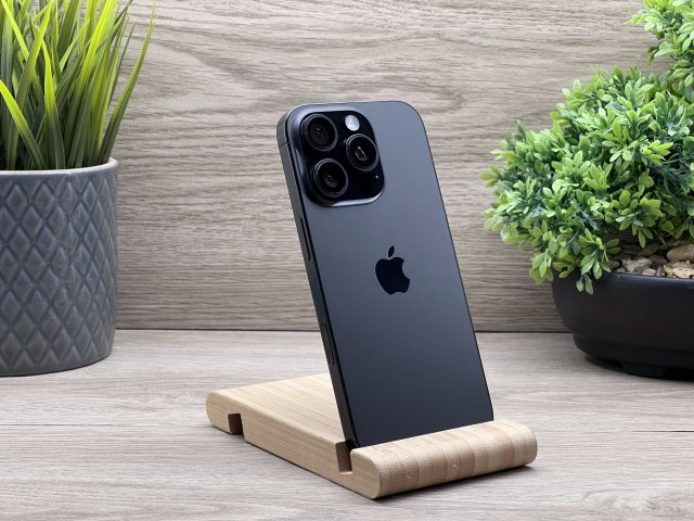 Hibátlan iPhone 16 Pro Black Titanium 128GB 2 ÉV Garanciával 94%