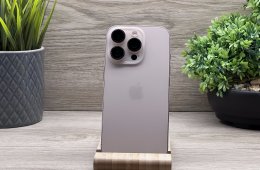 Hibátlan iPhone 16 Pro Desert Titanium 256GB 2 ÉV Garanciával 92%