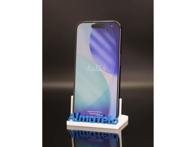 Apple iPhone 15 Pro 128 GB Blue Titanium 100% akku - 12 HÓ GARANCIA