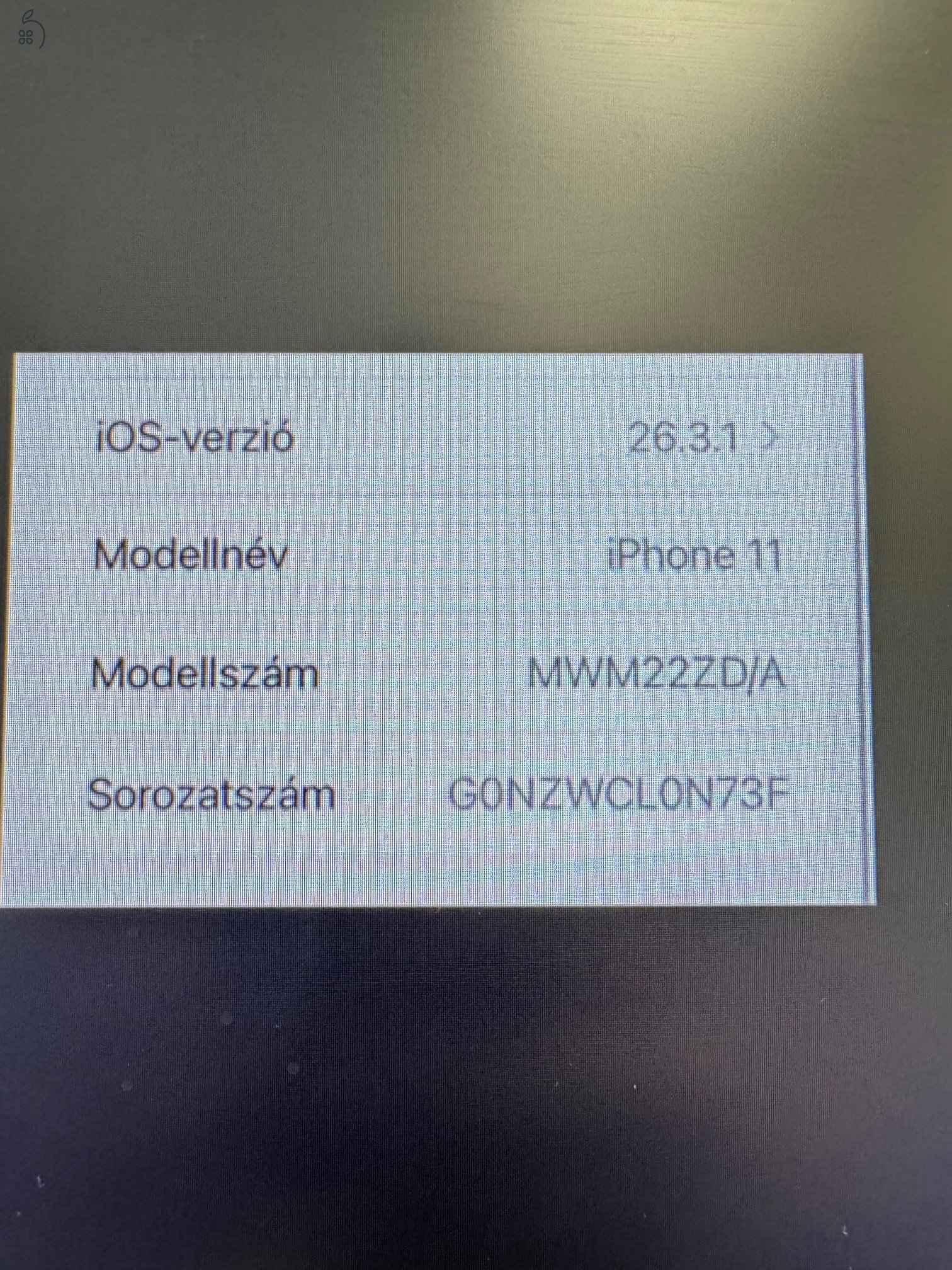 Eladó Iphone 11 128 GB