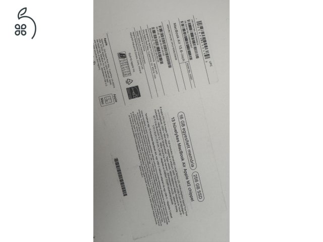 Újszerű Apple Macbook Air M2 13