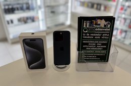 iPhone 15 Pro 256GB Független Megkímélt/1-3 hónap gar./Akku 85%/p4811