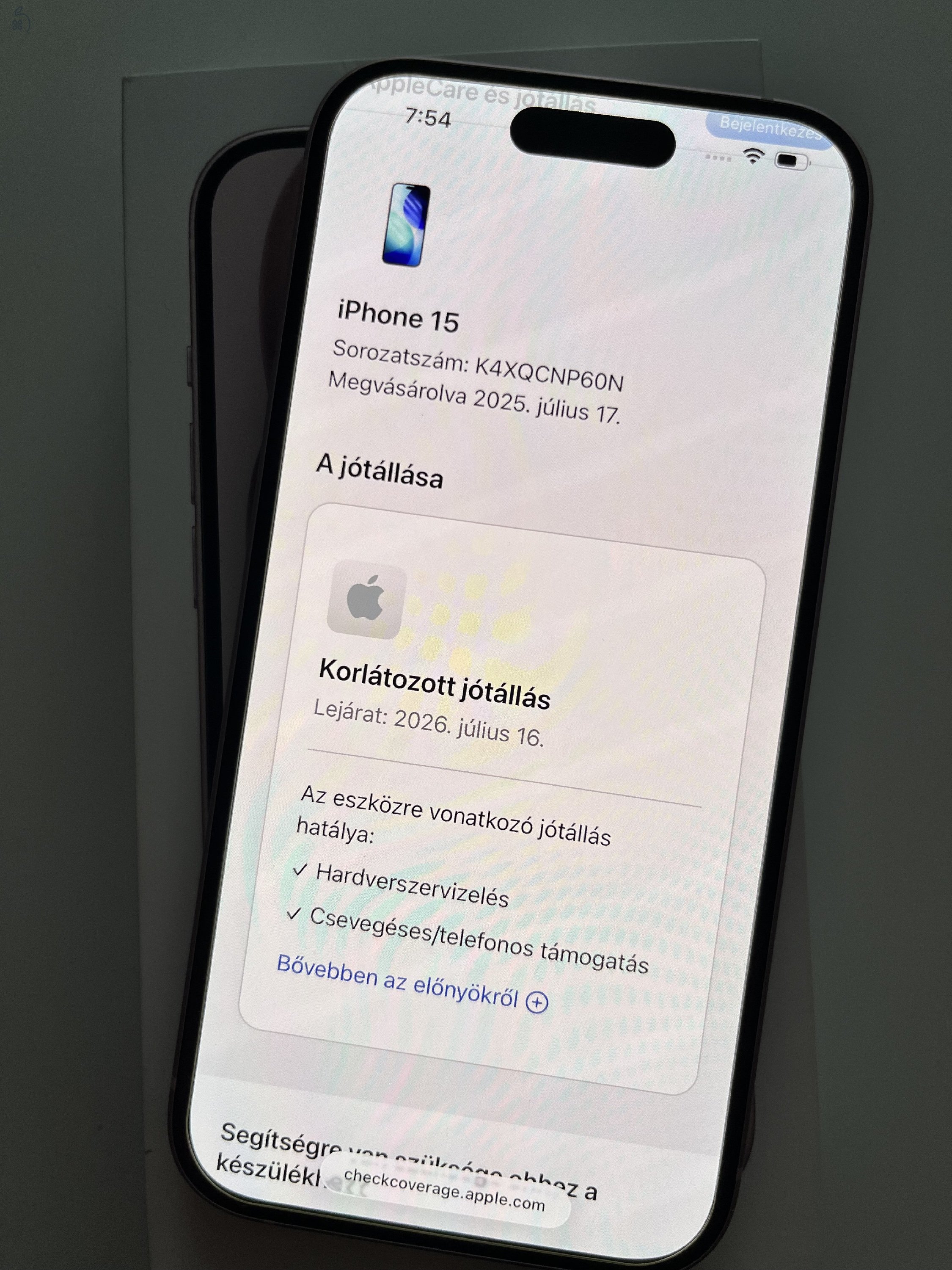iPhone 15 128GB Makulátlan! Apple garancia!