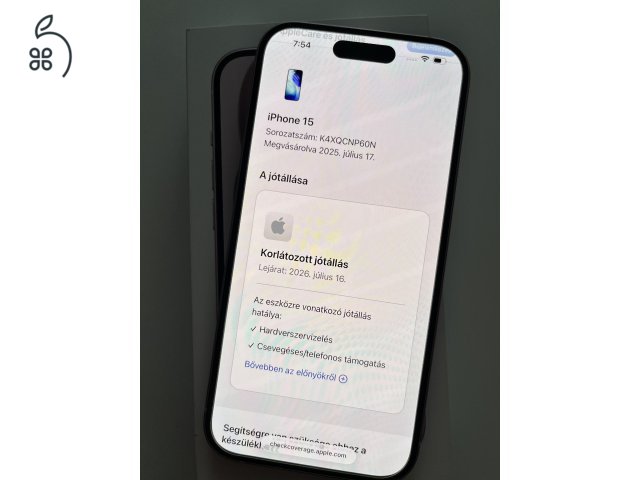 iPhone 15 128GB Makulátlan! Apple garancia!