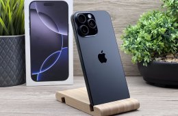 iPhone 16 Pro max Black Titanium 256GB 2 ÉV Garanciával 93%