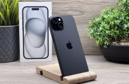 Hibátlan iPhone 15 Black 256GB 2 ÉV Garanciával 92%