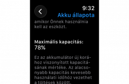 Eladó 45mm-es Apple Watch Series 7, zöld alumínium ház