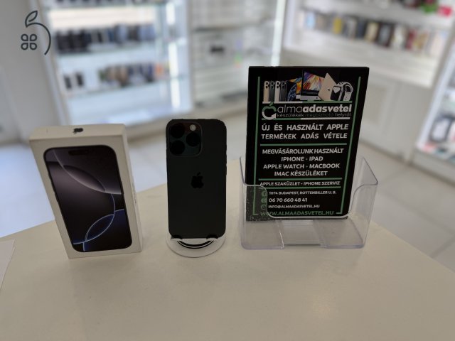 iPhone 16 Pro 128GB Független Használt/1-3 hónap gar./Akku 89%/p4813