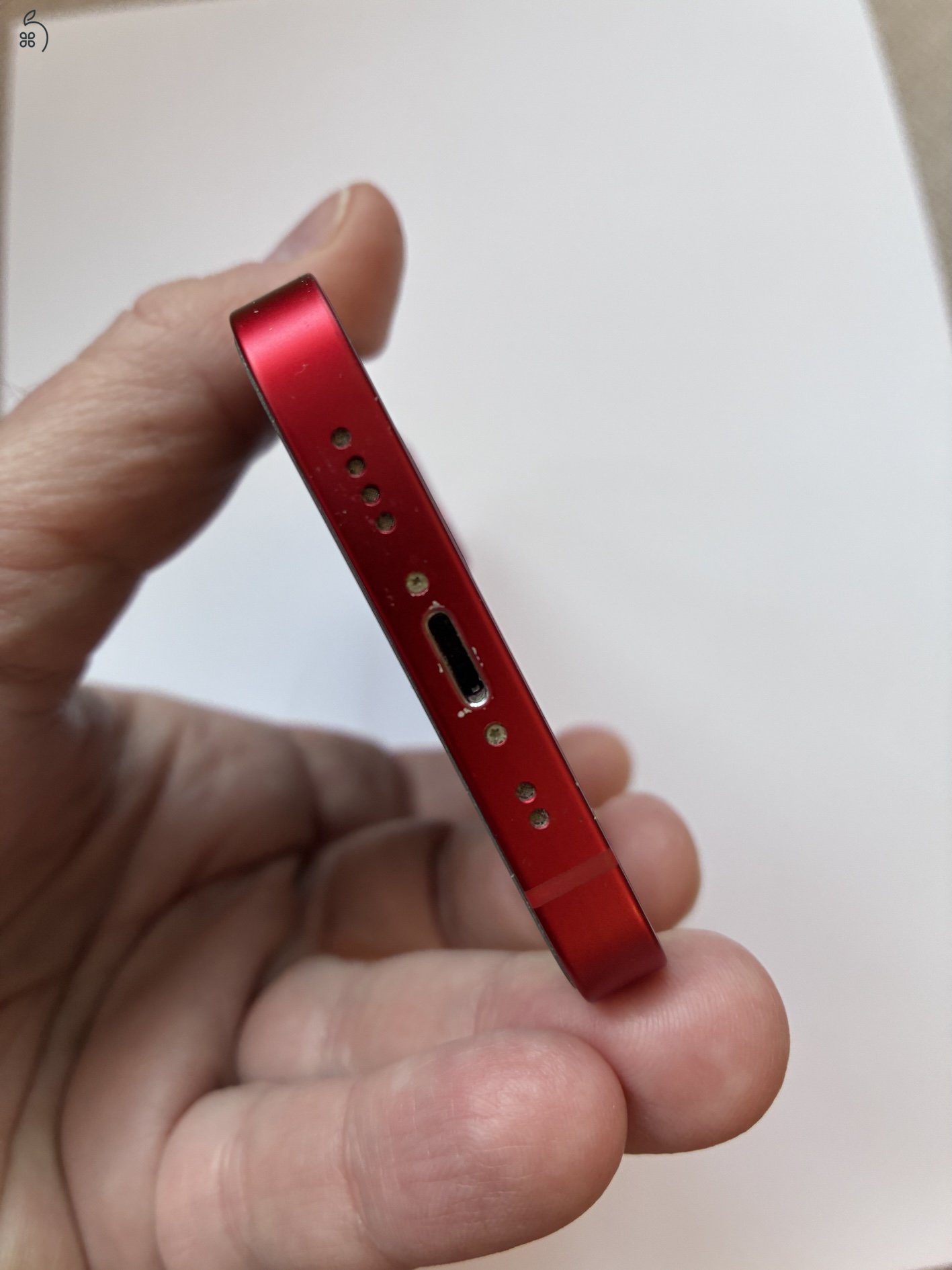 iPhone 13 Mini, 128 GB, Piros (RED), újszerű állapot