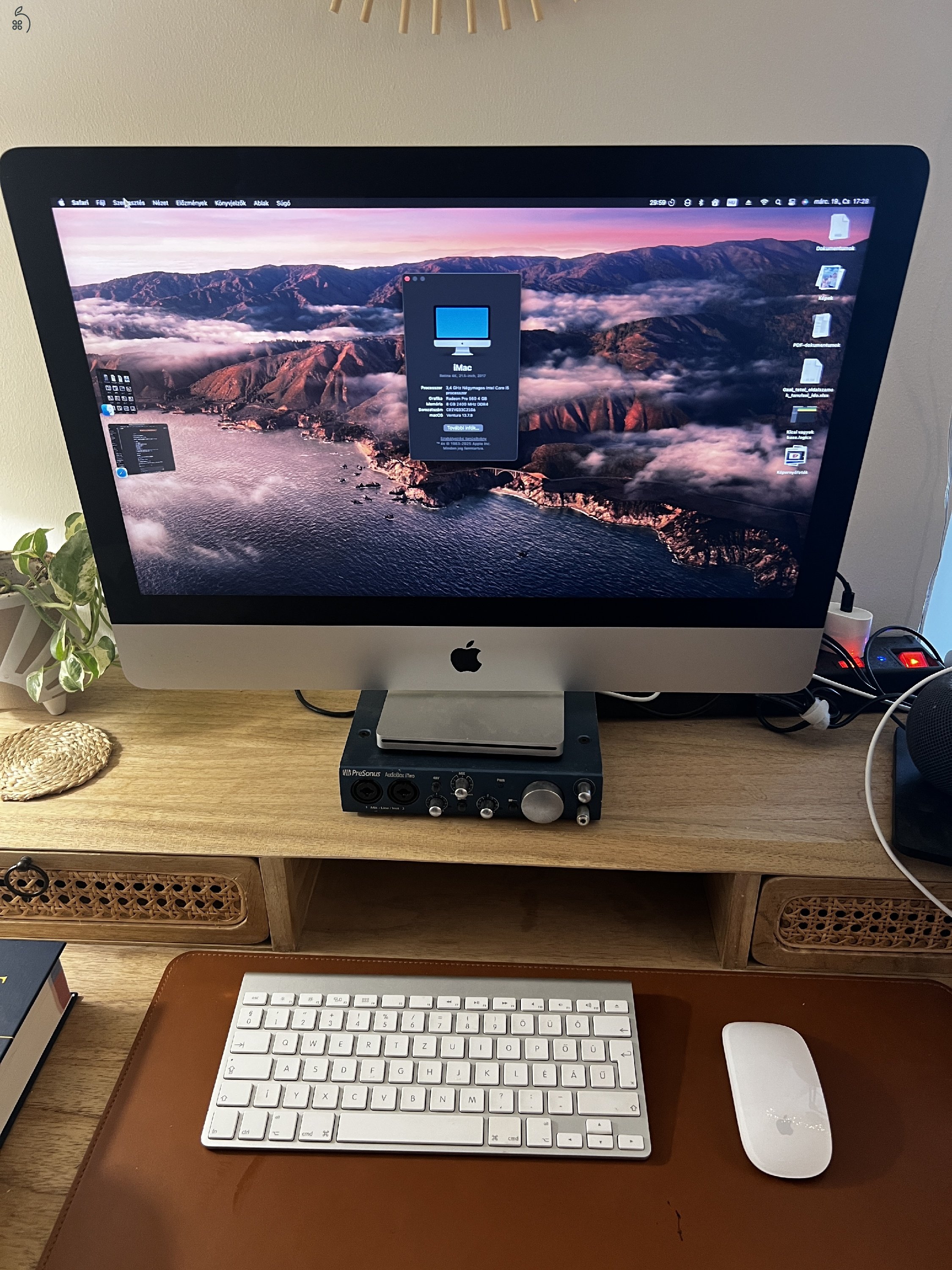 iMac Retina 4K, 21.5-inch, 2017, 1Tb