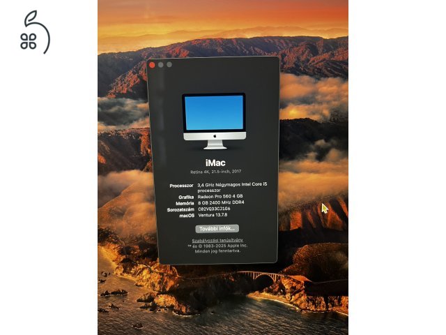 iMac Retina 4K, 21.5-inch, 2017, 1Tb