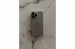 iPhone 15 Pro Max 256GB Natúr Titán - Újszerű, 88% aksi